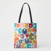 Tote Bag Hexagone Yeux  (Devant)