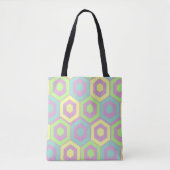 Tote Bag Hexagones de Pâques (Devant)