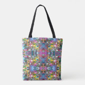 Tote Bag Hexagones de poissons (Dos)