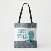 Tote Bag Hey Y'All - Texas (Devant)