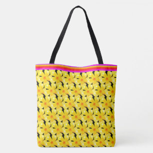 Tote Bag Hibiscus - (aloha/Hawaii Front Side Carry all