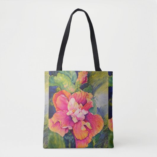 Tote Bag Hibiscus de Fiesta (Devant)