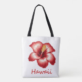 Tote Bag hibiscus d'Orange (Dos)
