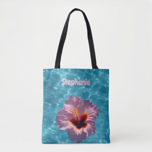 Tote Bag Hibiscus été (Devant)