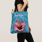 Tote Bag Hibiscus été (De près)