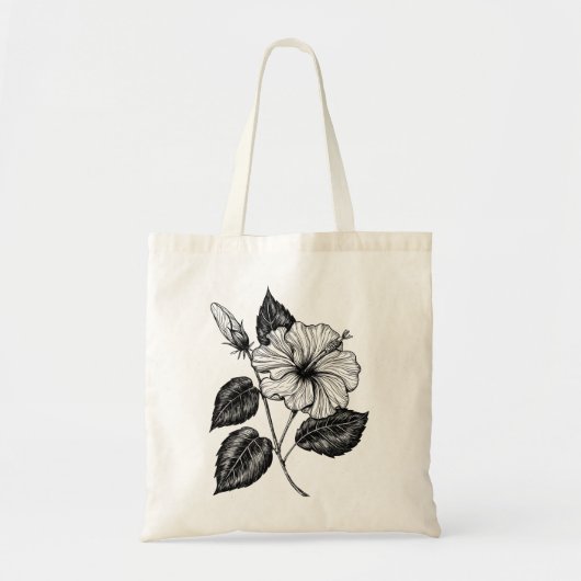 Tote Bag Hibiscus fleur II (Devant)