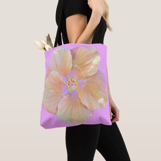 Tote Bag Hibiscus fleur tropicale (De près)