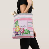 Tote Bag Hibiscus Hawaii - Personnalisé (De près)