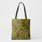 Tote Bag hibiscus jaune (Devant)