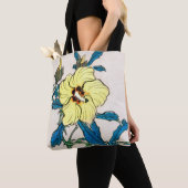 Tote Bag Hibiscus par Kōno Bairei (De près)