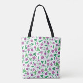Tote Bag Hibiscus pourpre (Dos)
