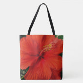 Tote Bag Hibiscus rouge (Devant)