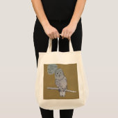 Tote Bag Hibou comique (Devant (produit))