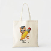 Tote Bag Hibou écrivant (Devant)