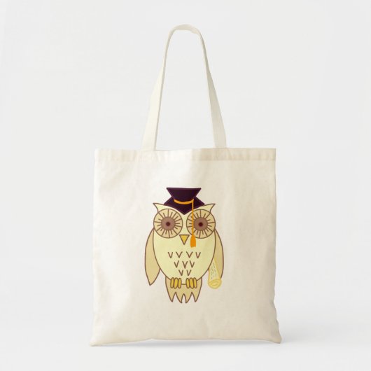 Tote Bag Hibou scolaire (Devant)