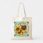 Tote Bag Hibou Tournesol (Dos)