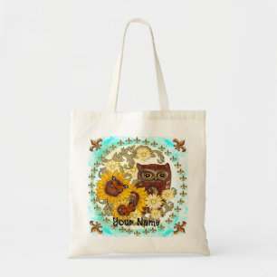 Tote Bag Hibou Tournesol