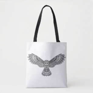 Tote Bag Hibou Zendoodle 2 de vol