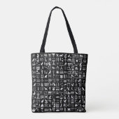 Tote Bag Hiéroglyphes (Dos)