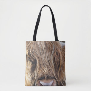 TOTE BAG HIGHLAND CHÂTEAU VACHE FACE