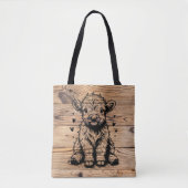 Tote Bag Highland Cow (Devant)