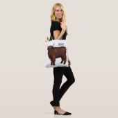 Tote Bag Highland cow (Sur le modèle)