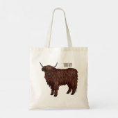 Tote Bag Highland cow (Dos)