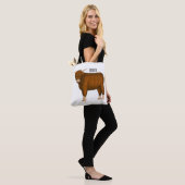 Tote Bag Highland cow (Sur le modèle)