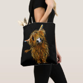Tote Bag HiGHLaND CoW BaG "CoooWeee" PAR SHiRLeY MacARTHuR (De près)