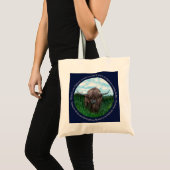 Tote Bag Highland Cow, My Heart's In The Highlands (Devant (produit))