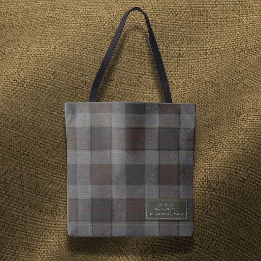 Tote Bag Highlands Dispatch: Personalized Tartan Field