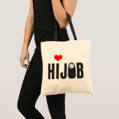 Tote Bag Hijab d'amour (Devant (produit))