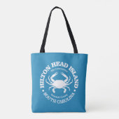 Tote Bag Hilton Head Island (crabe) (Dos)