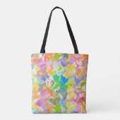 Tote Bag Hip Colorful Vibrant Summer Paint SplatMotif (Dos)