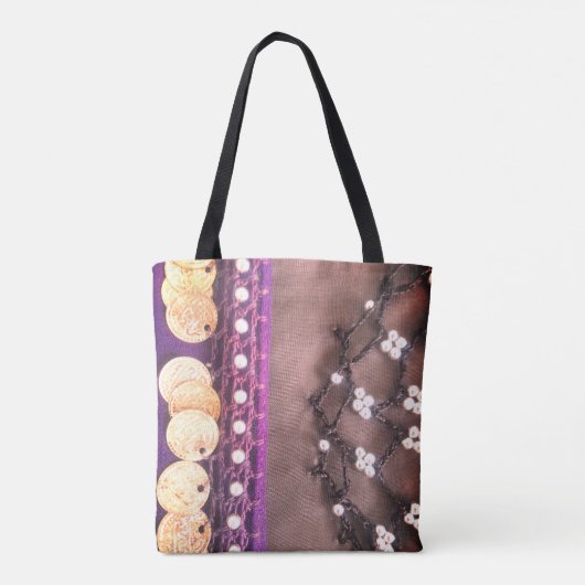 Tote Bag Hip pièce gypsy écharpe fourre-tout (Dos)