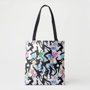 Tote Bag HipHop 50. Motif de danse