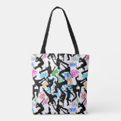 Tote Bag HipHop 50. Motif de danse (Dos)