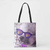Tote Bag Hippie 'Chon le Bichon (Devant)
