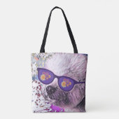 Tote Bag Hippie 'Chon le Bichon (Dos)