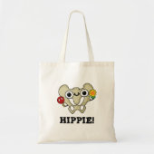 Tote Bag Hippie Funny Hip Bone Pun (Devant)
