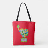 Tote Bag Hippie Heart ICON 2024 BY MASANSER (Dos)