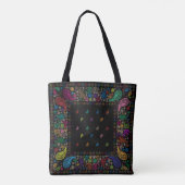 Tote Bag Hippie Paisley (Dos)