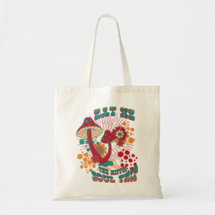 Tote Bag Hippie Soul Trier Champignon Vintage été