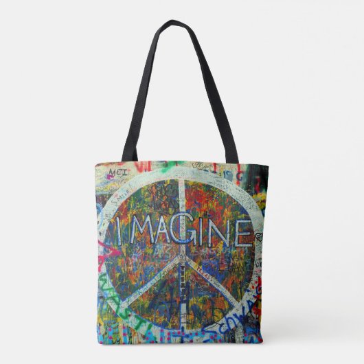 Tote Bag Hippie Wall Art (Dos)