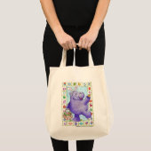 Tote Bag Hippo lapin de Pâques (Devant (produit))