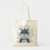 Tote Bag Hippo transparent (Devant)