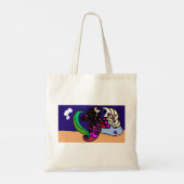 Tote Bag Hippocampe amusant (Dos)