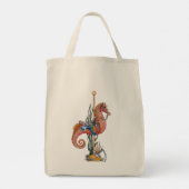 Tote Bag Hippocampe de carrousel (Dos)