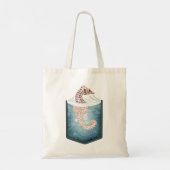 Tote Bag Hippocampe de poche (Dos)