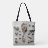 Tote Bag Hippocampe et coquilles (Dos)